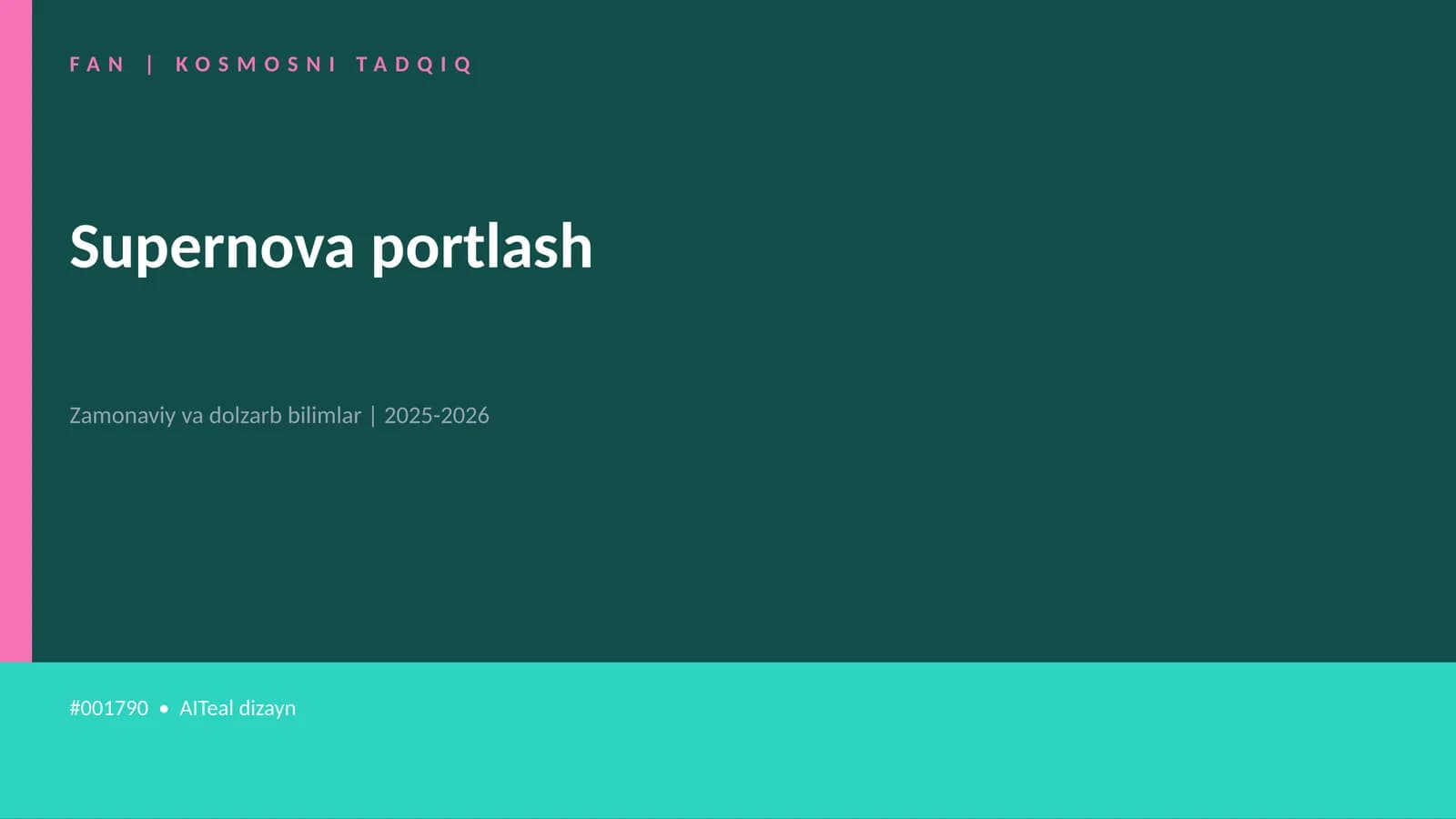 Supernova portlash
