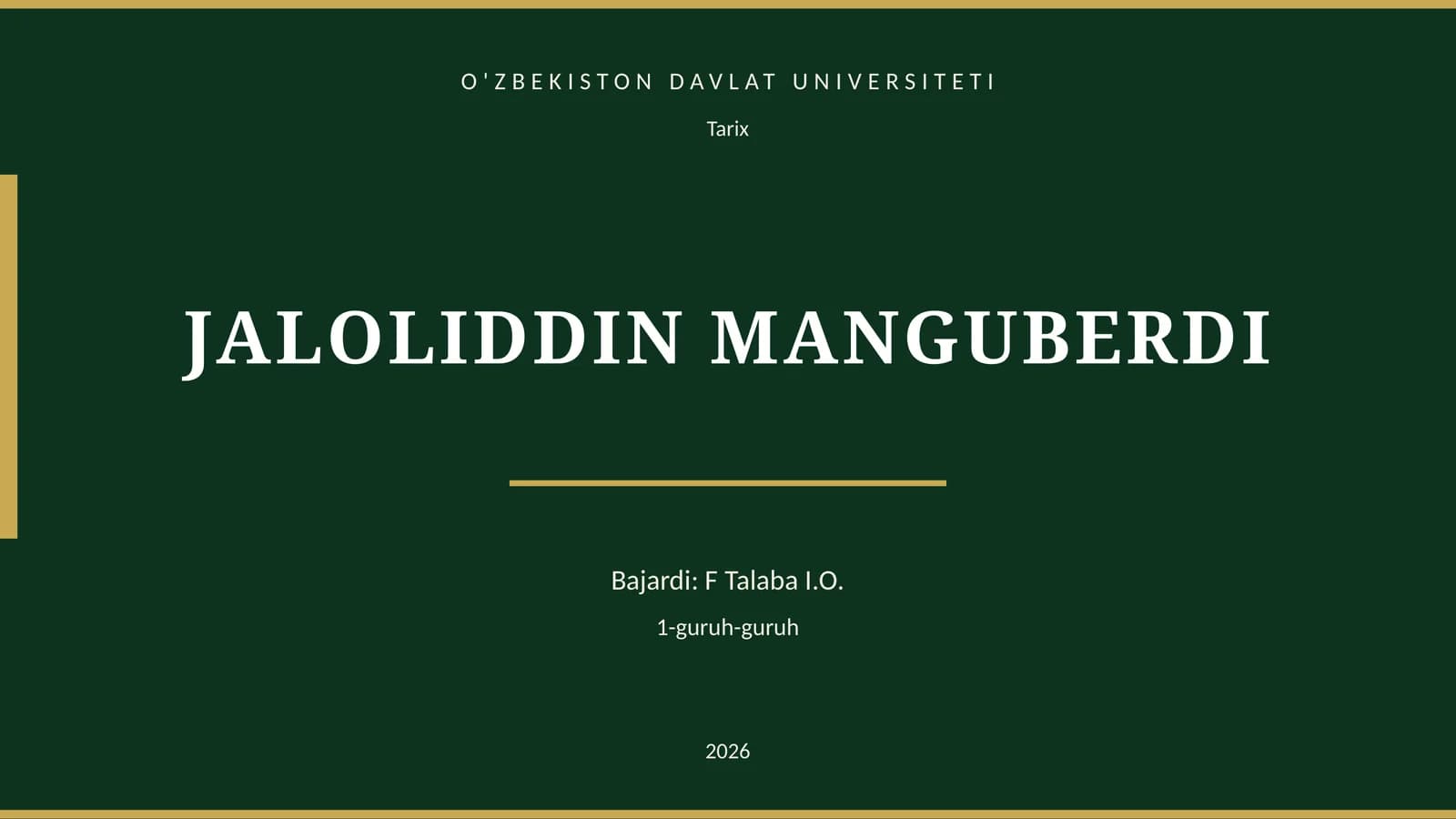 Jaloliddin Manguberdi