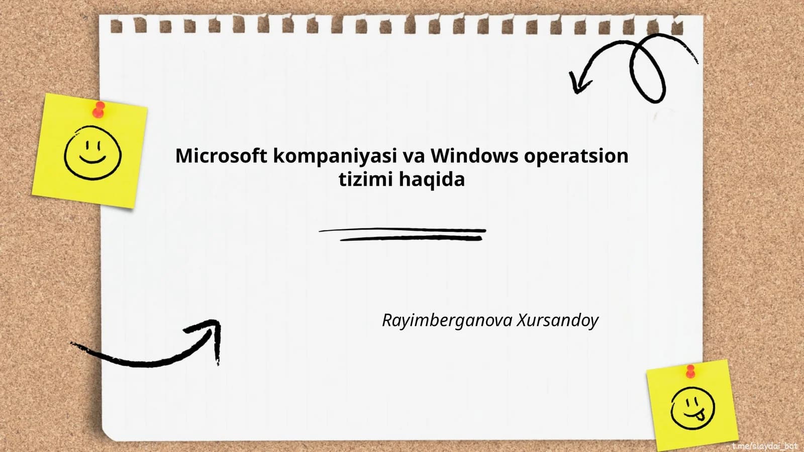 Microsoft kompaniyasi va Windows operatsion tizimi haqida