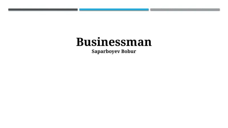 Businessman