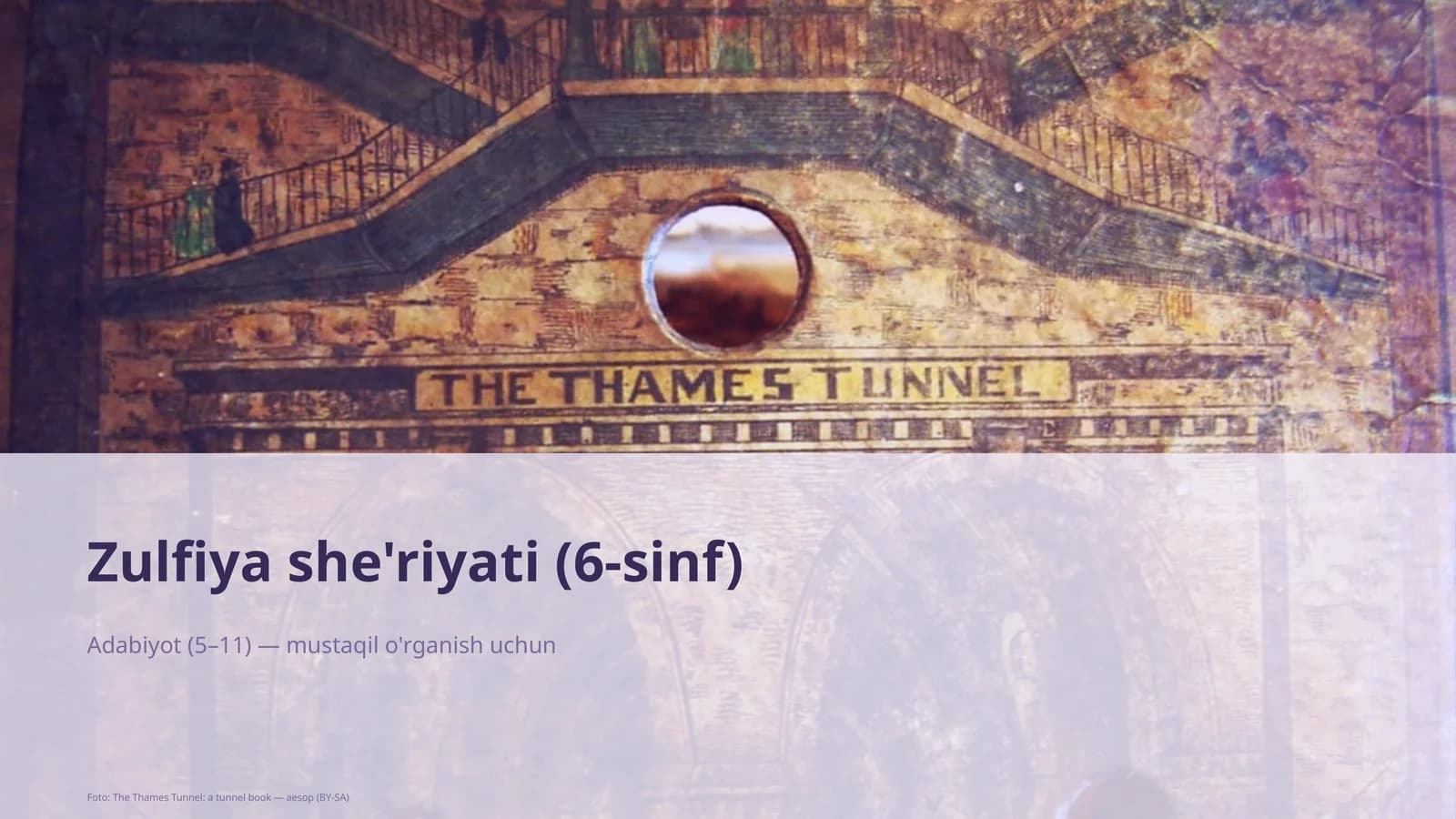 Zulfiya she'riyati (6-sinf)