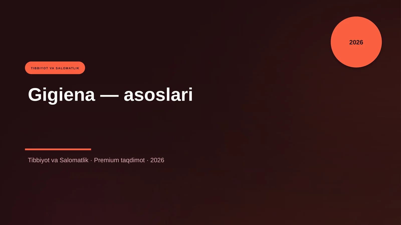 Gigiena — asoslari