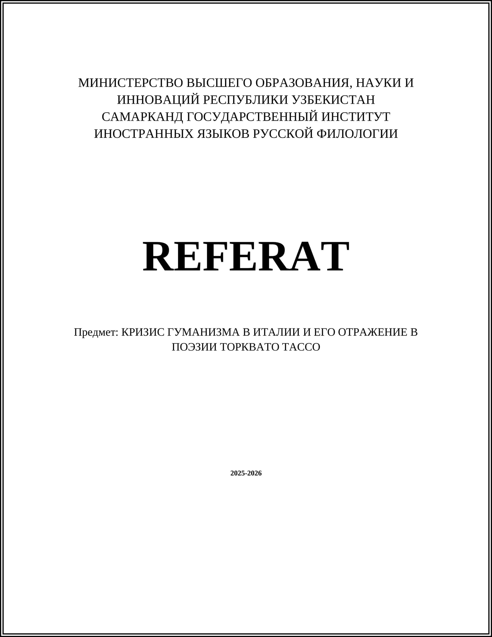 REFERAT