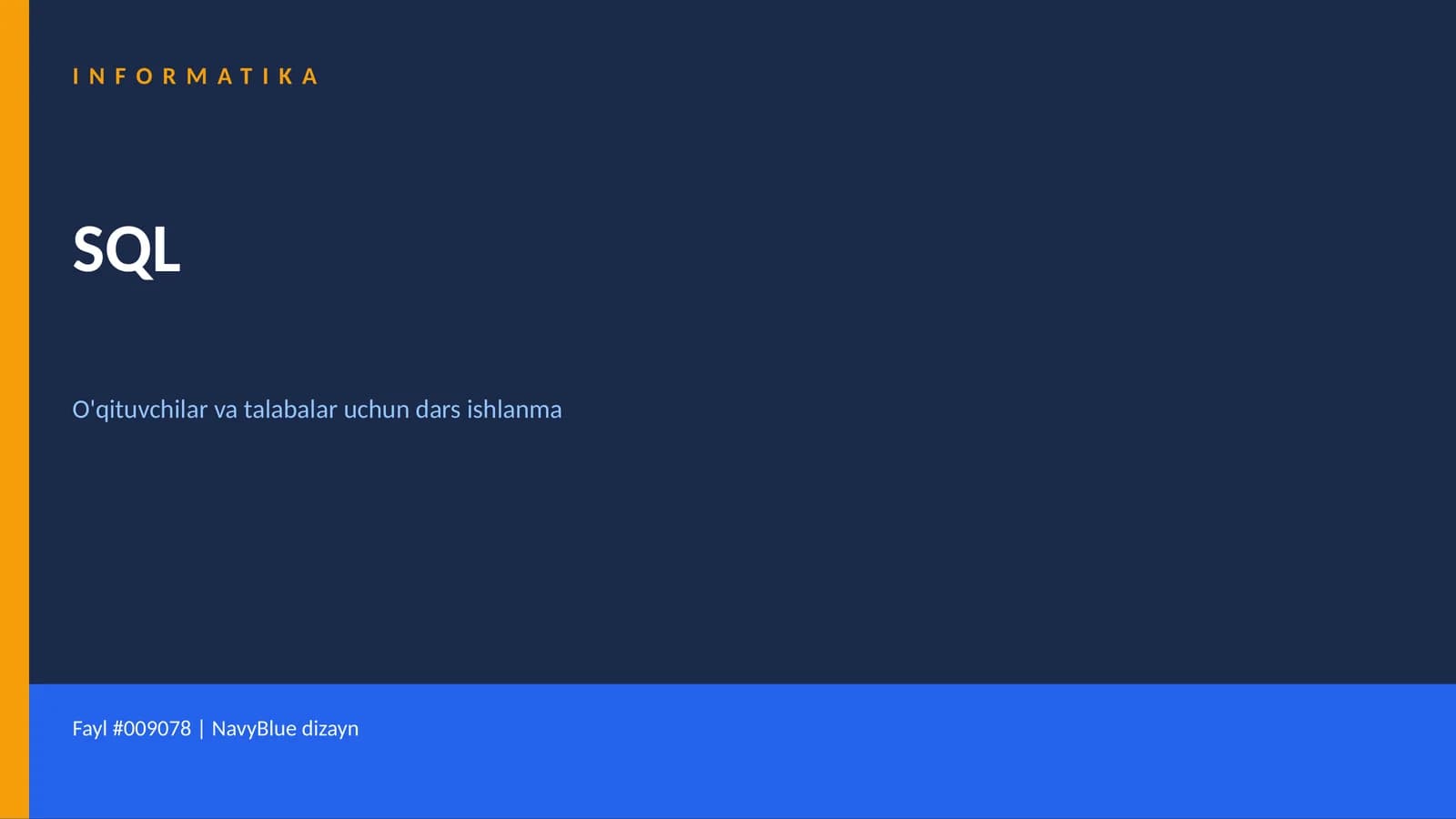 INFORMATIKA SQL