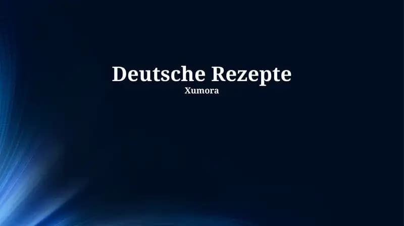 Deutsche Rezepte
