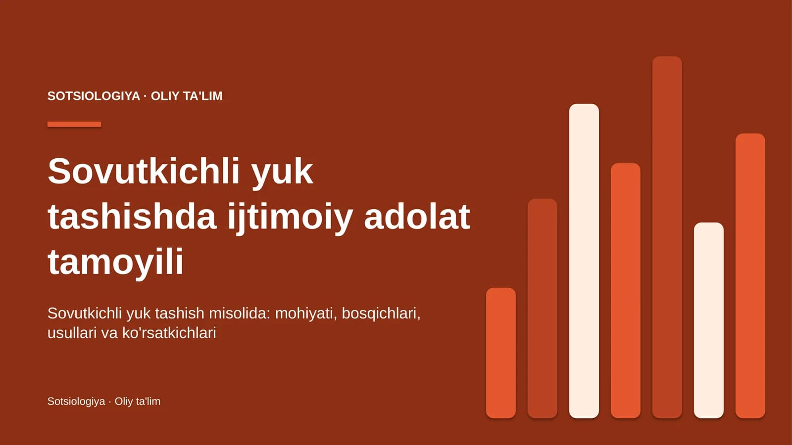 sovutkichli yuk tashishda ijtimoiy adolat tamoyili 4921