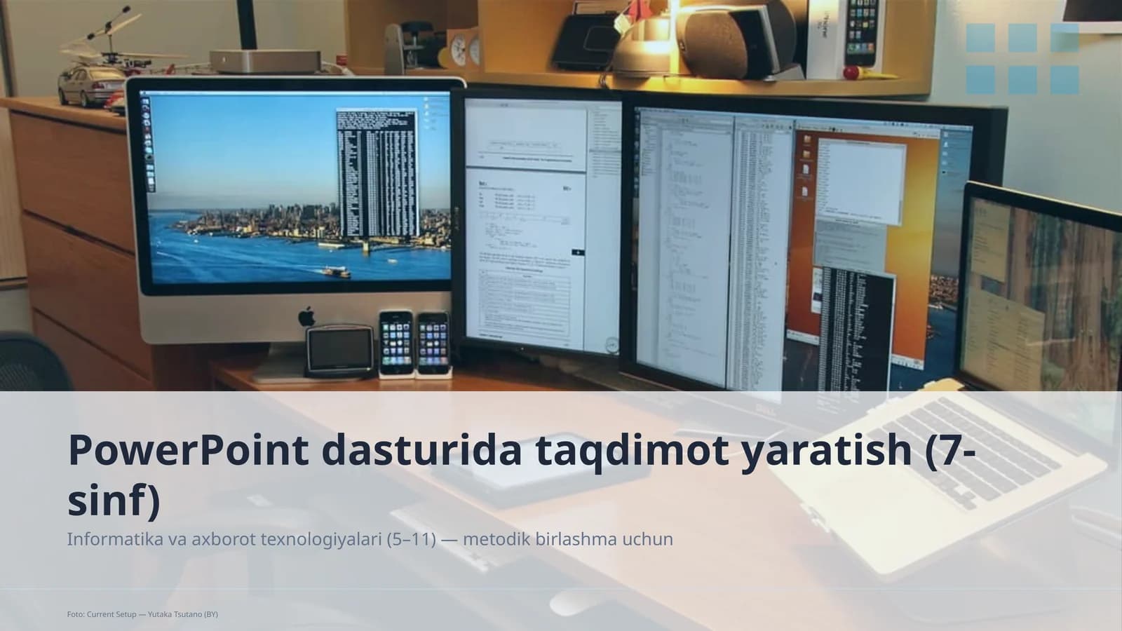 PowerPoint dasturida taqdimot yaratish (7-sinf)