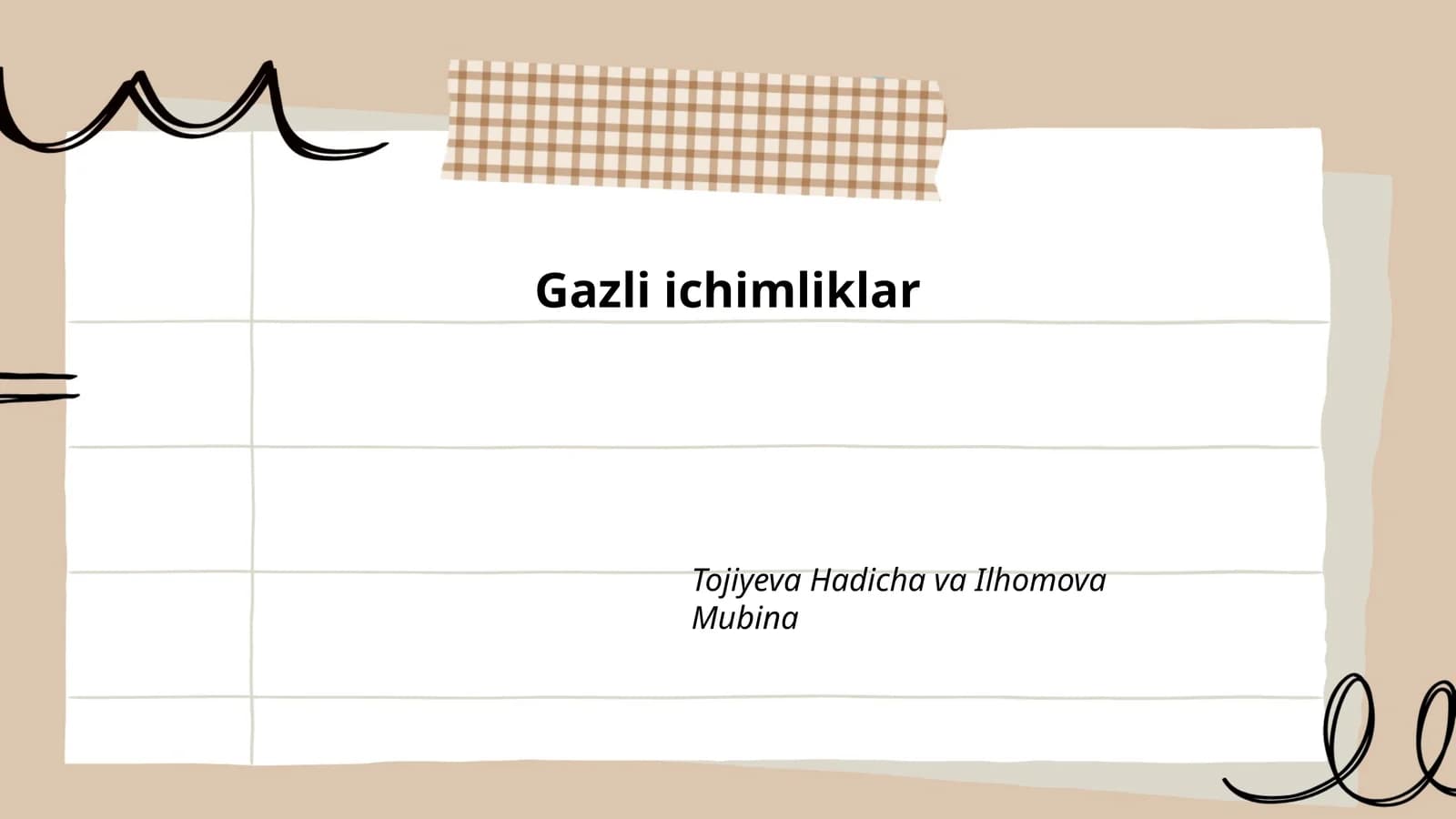 Gazli ichimliklar