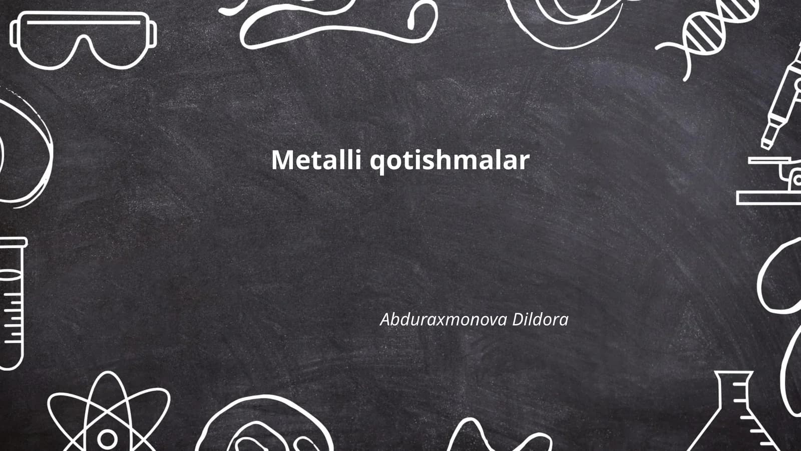 Metalli qotishmalar