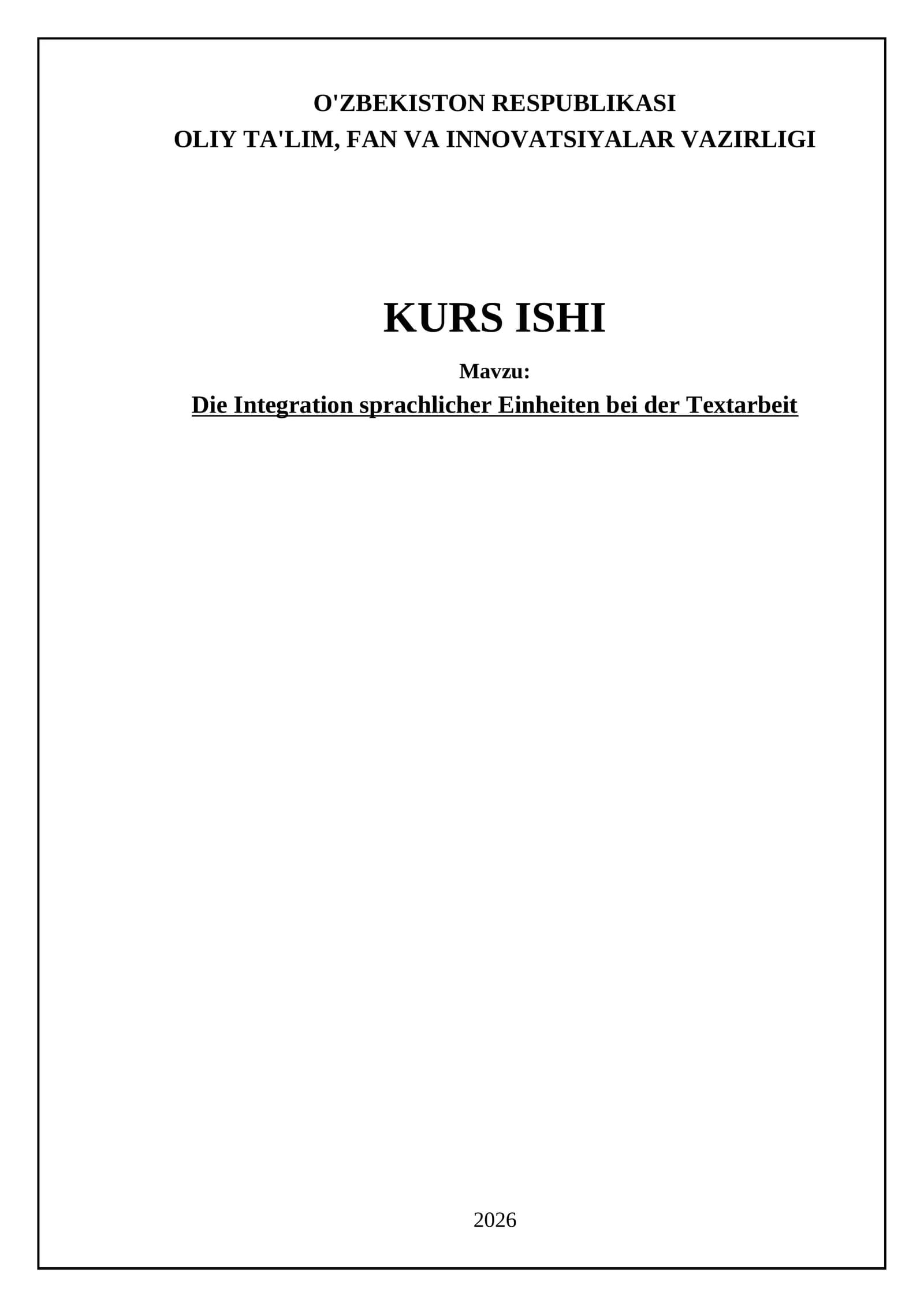 Die Integration sprachlicher Einheiten bei der Textarbeit