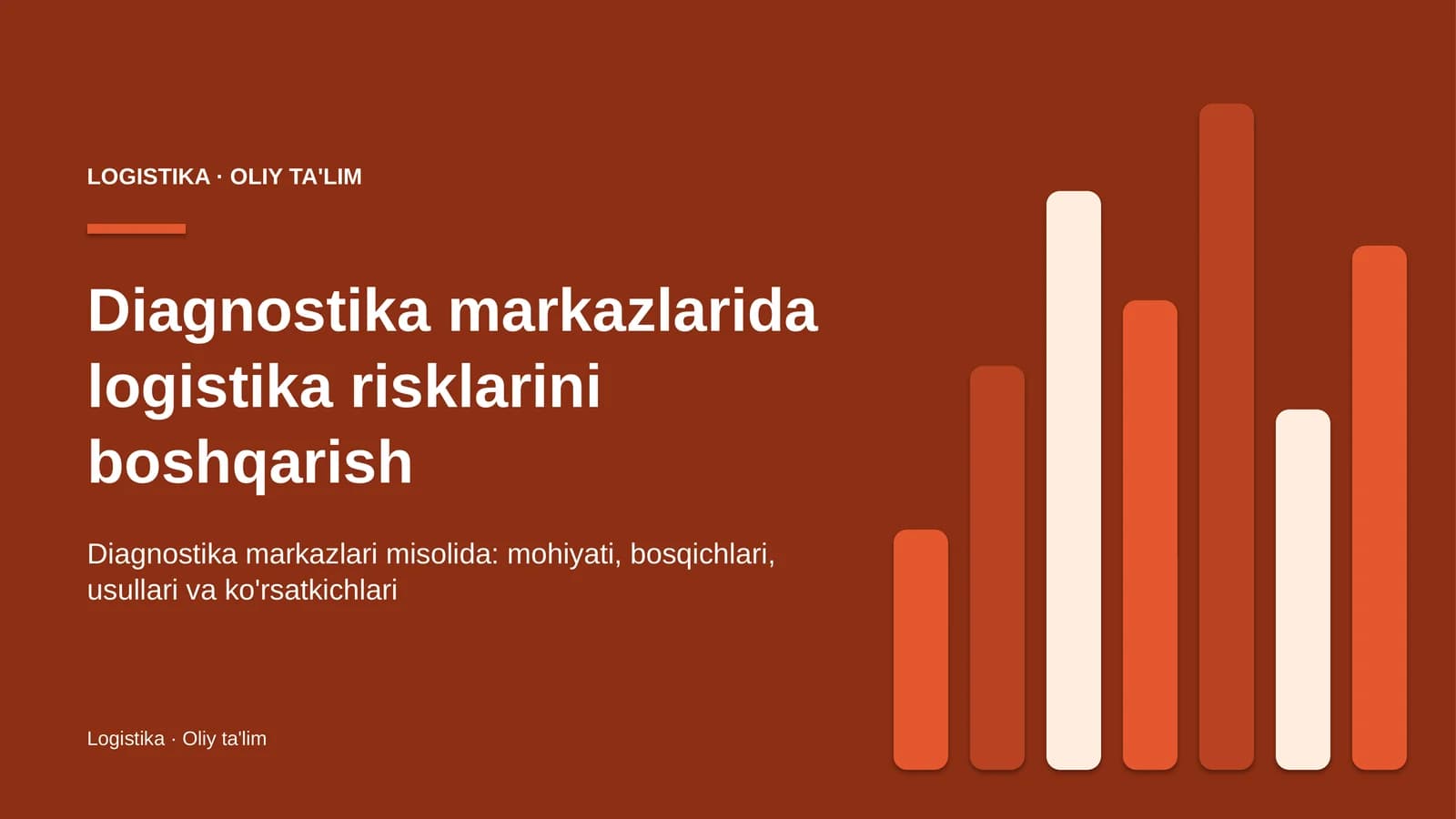 Logistika Risklarini Boshqarish: Mohiyati