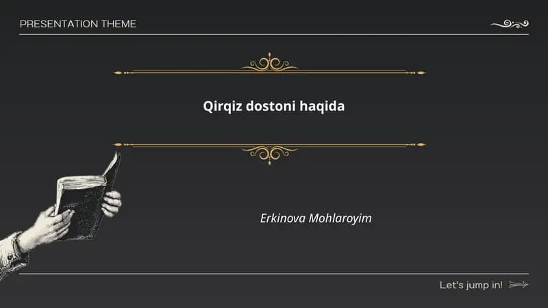 Qirqiz dostoni haqida