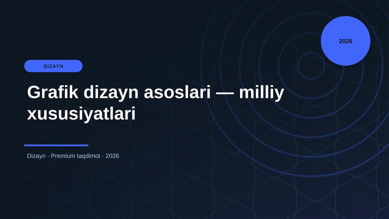 Grafik dizayn asoslari — milliy xususiyatlari