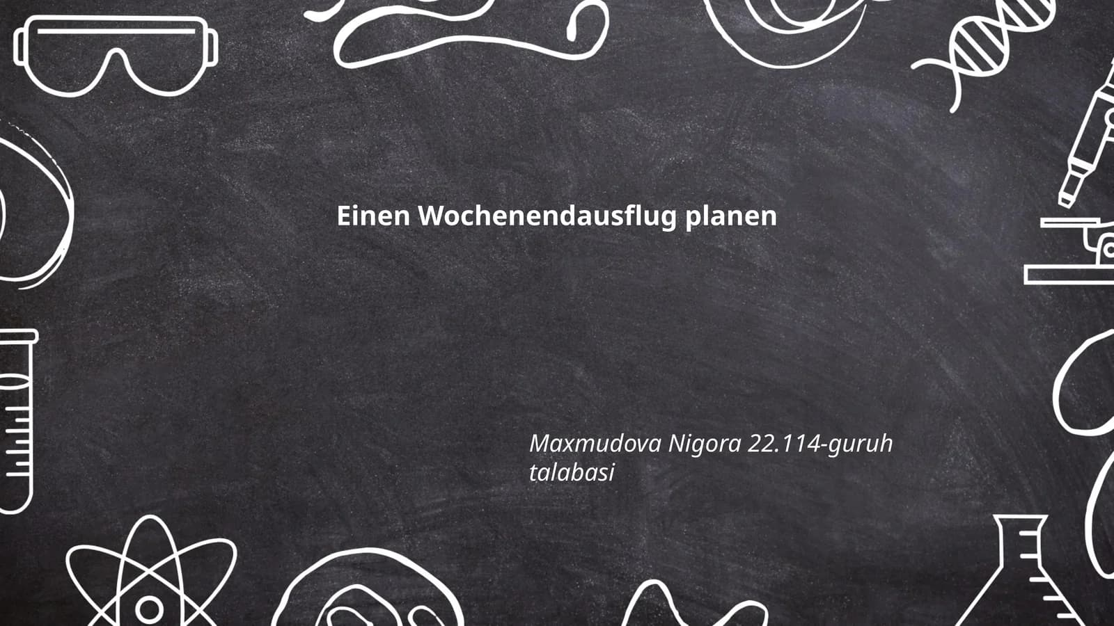 Einen Wochenendausflug planen