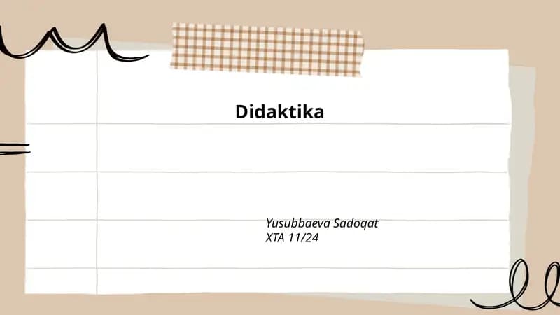 Didaktika