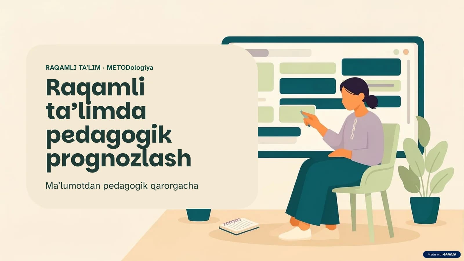 Raqamli ta’limda pedagogik prognozlash