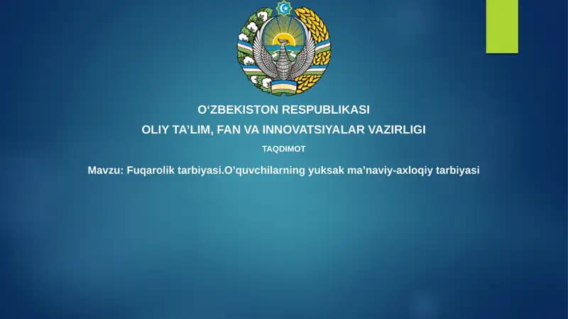 Fuqarolik tarbiyasi