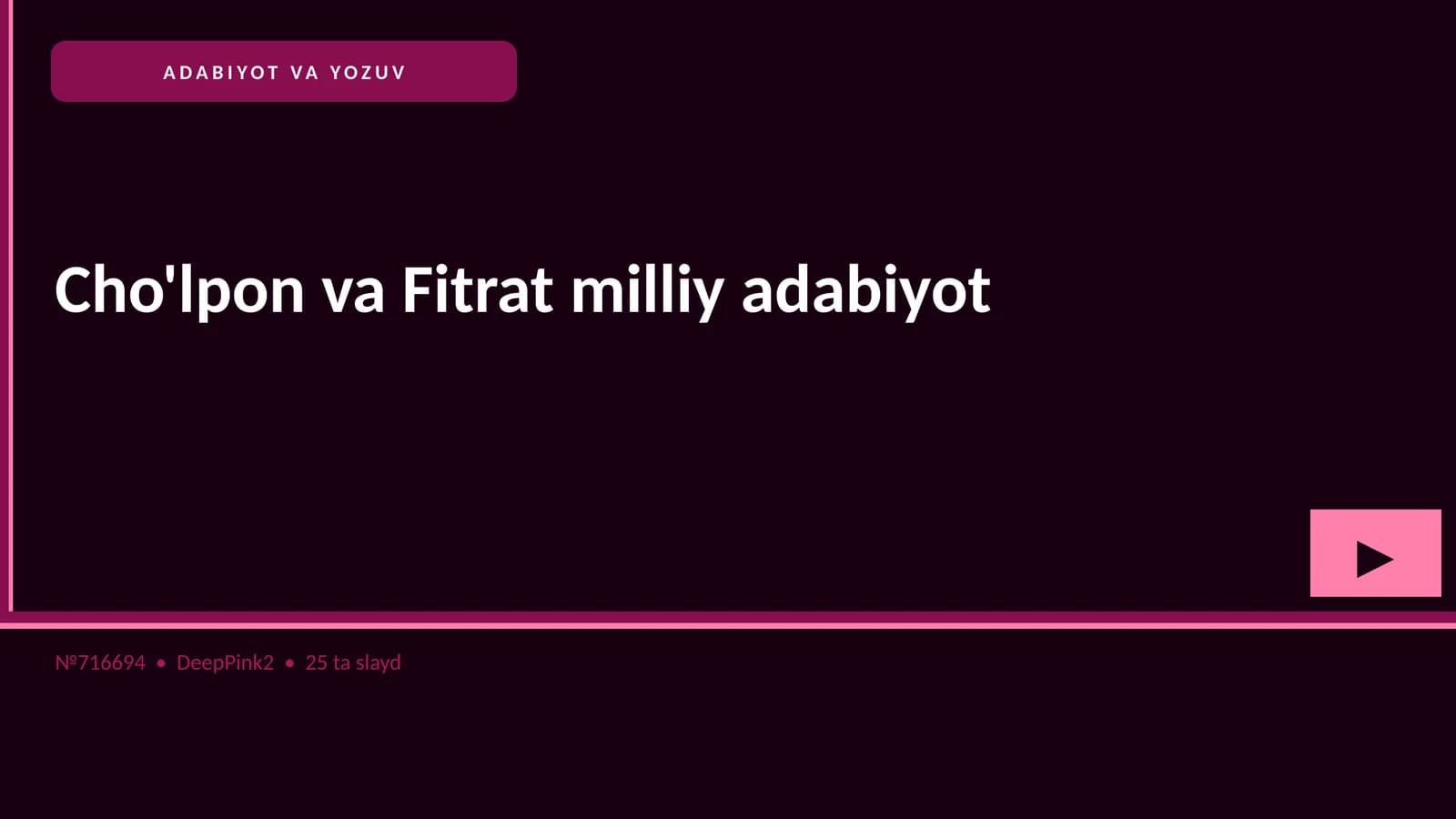 Cho'lpon va Fitrat milliy adabiyot