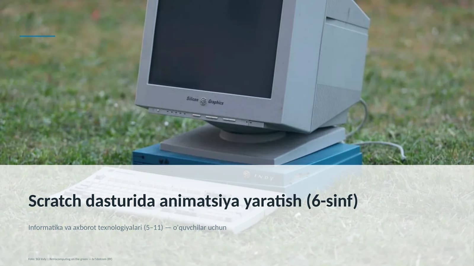 Scratch dasturida animatsiya yaratish (6-sinf)