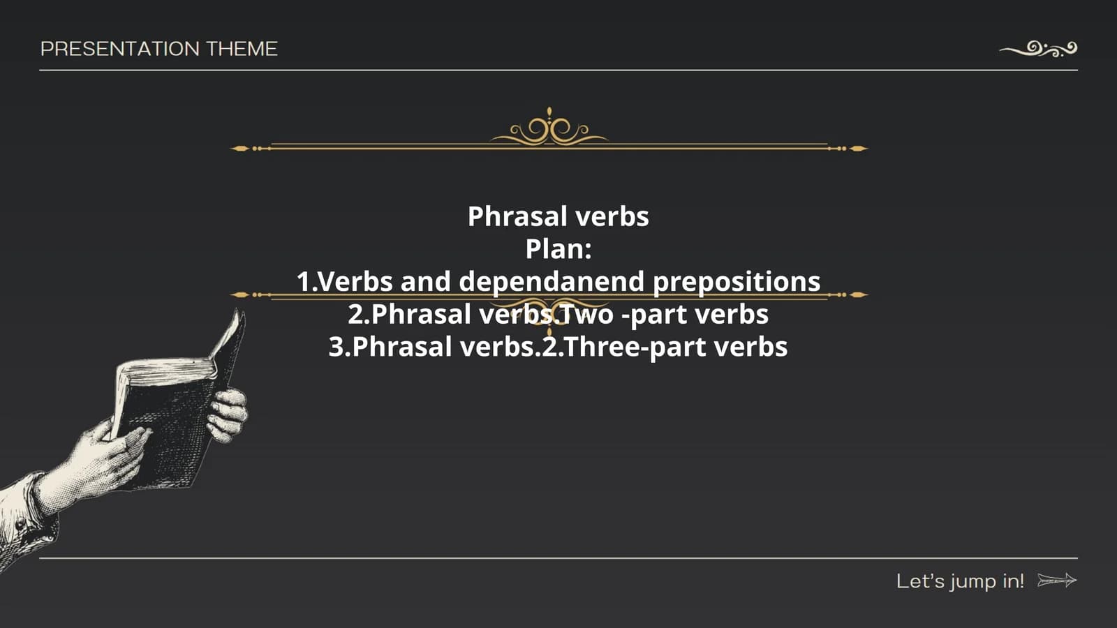 Phrasal verbs