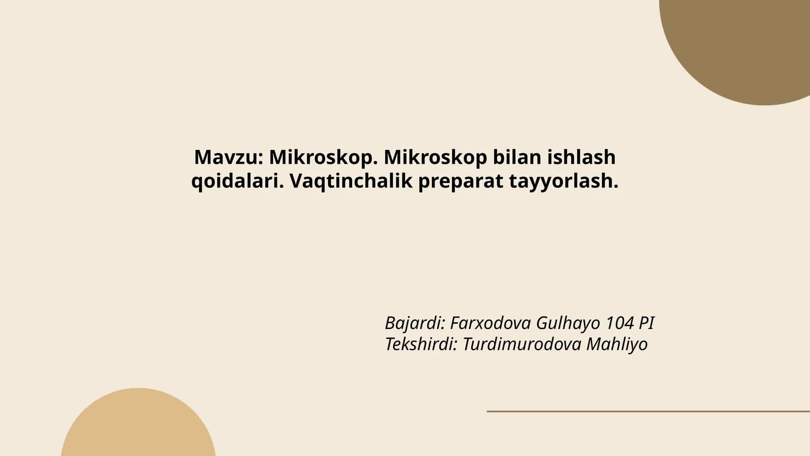 Mikroskop