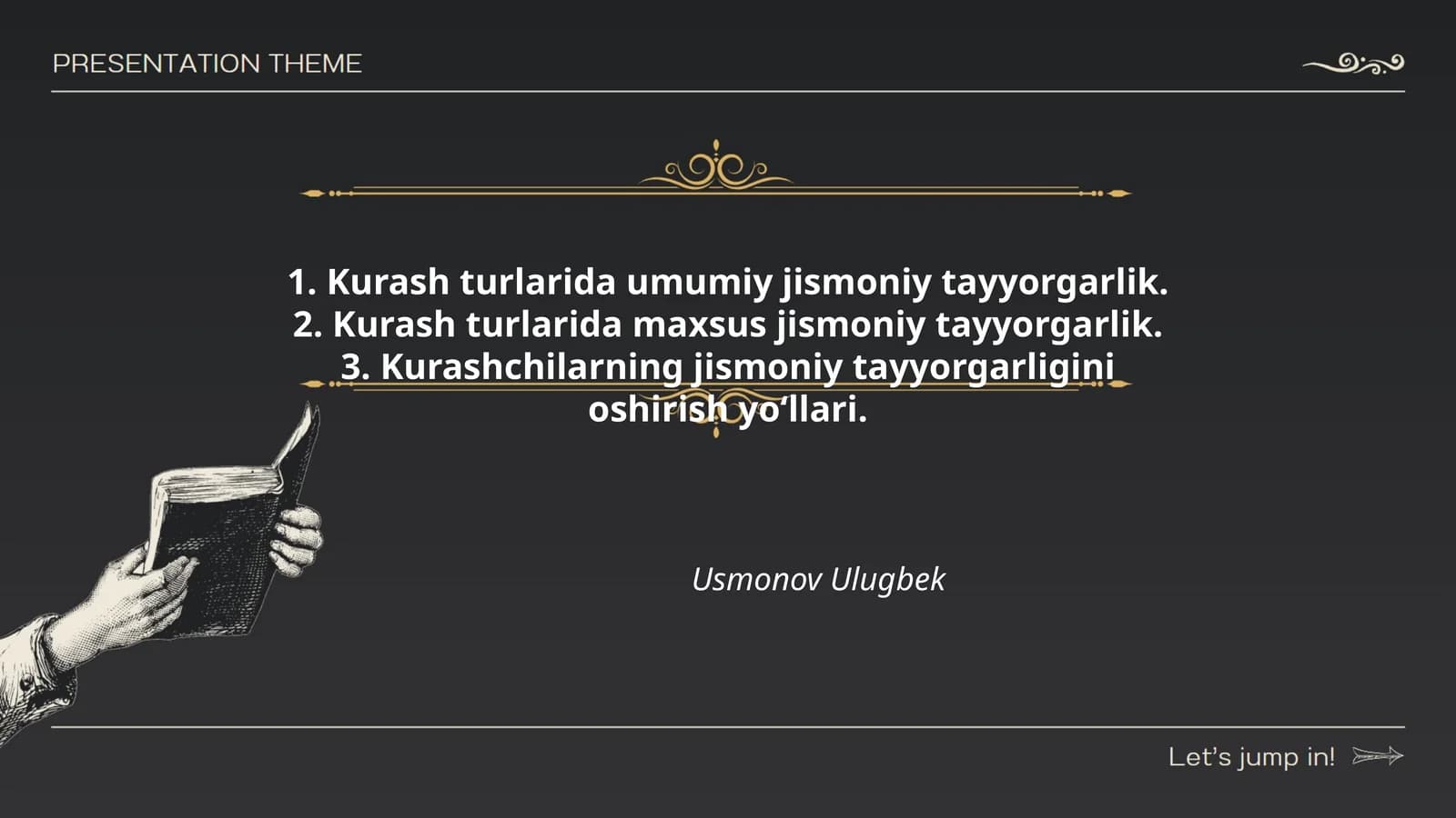 Usmonov Ulugbek