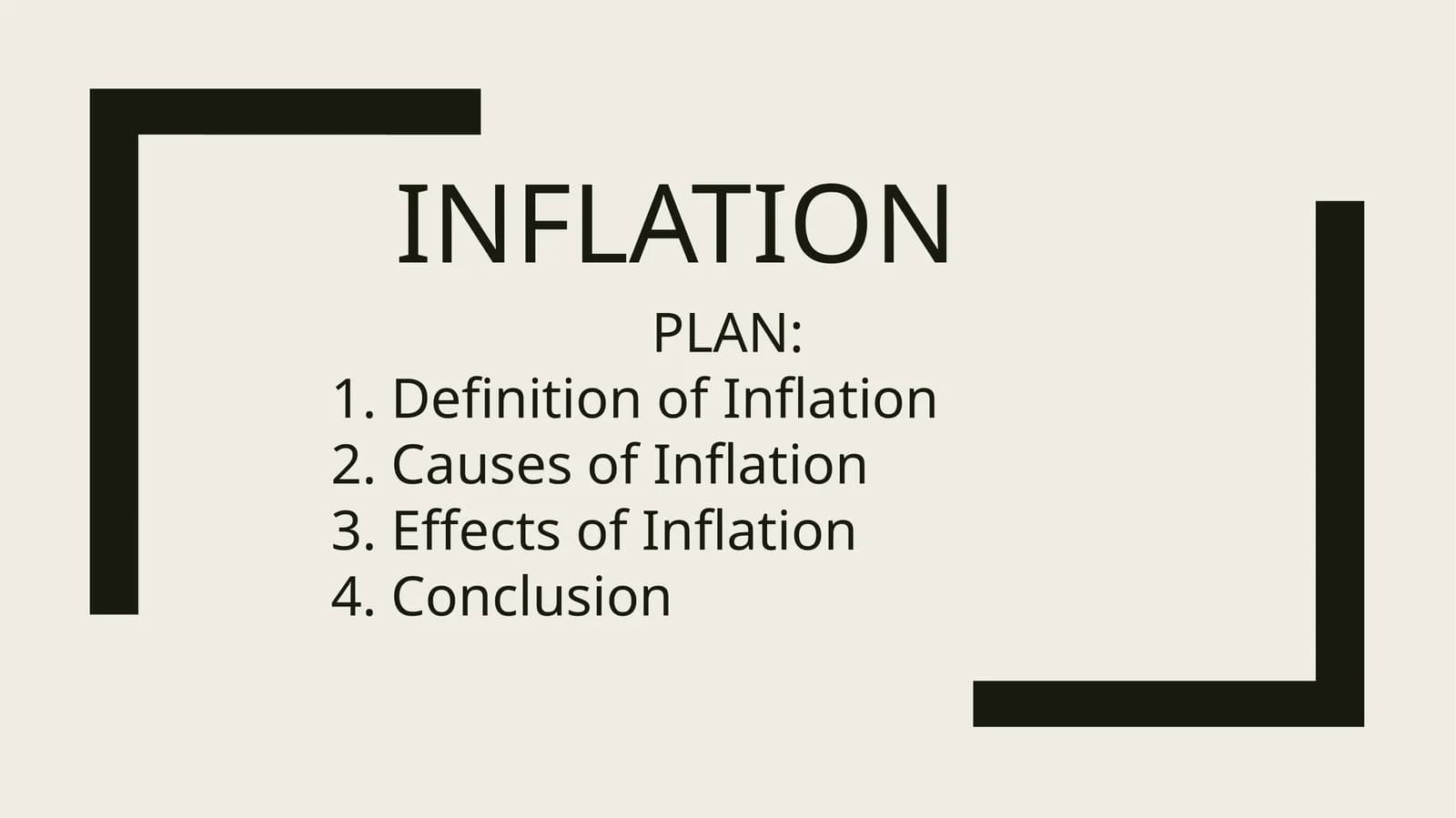 INFLATION