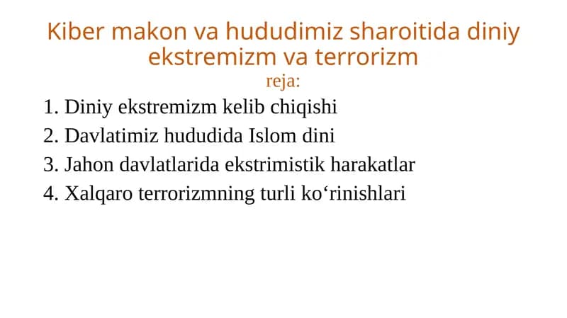 O'zbekistonda diniy tashkilotlar