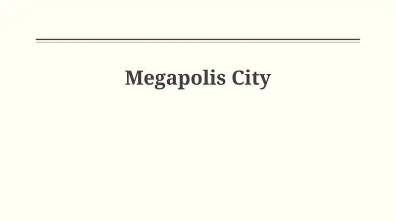 Megapolis City