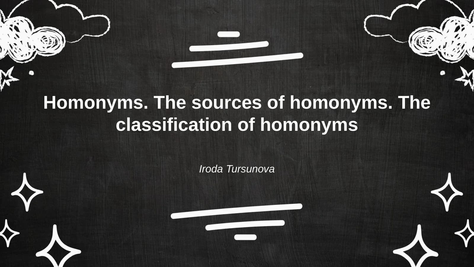 Homonyms