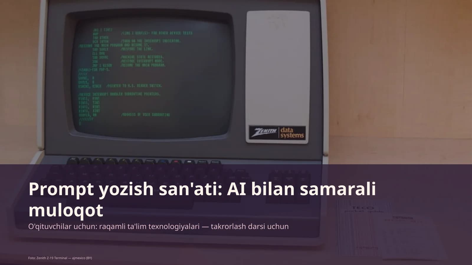 Prompt yozish san'ati: AI bilan samarali muloqot