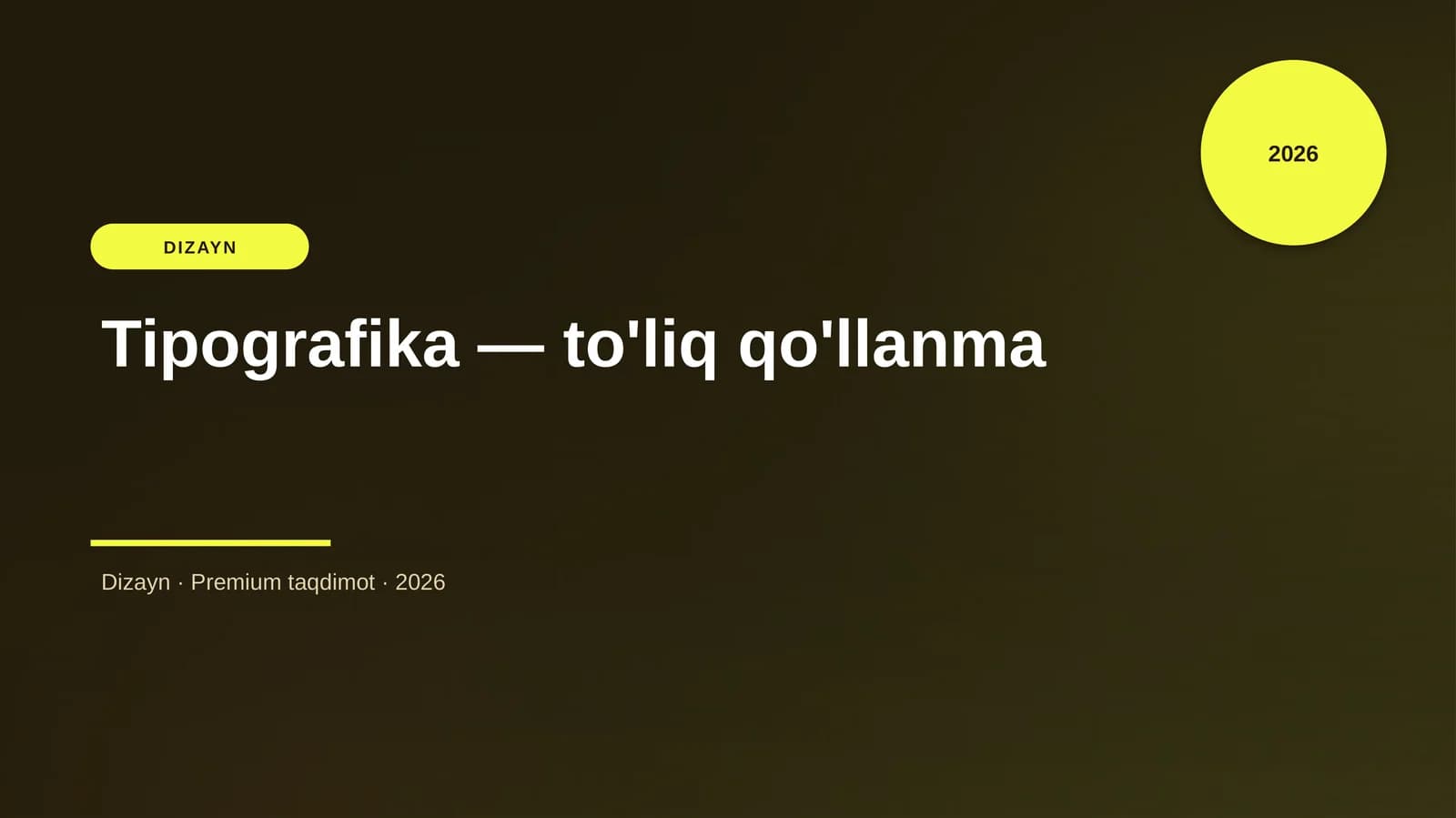 Tipografika — to'liq qo'llanma