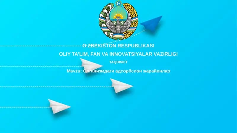 Adsorbsiya asoslari va mexanizmlari