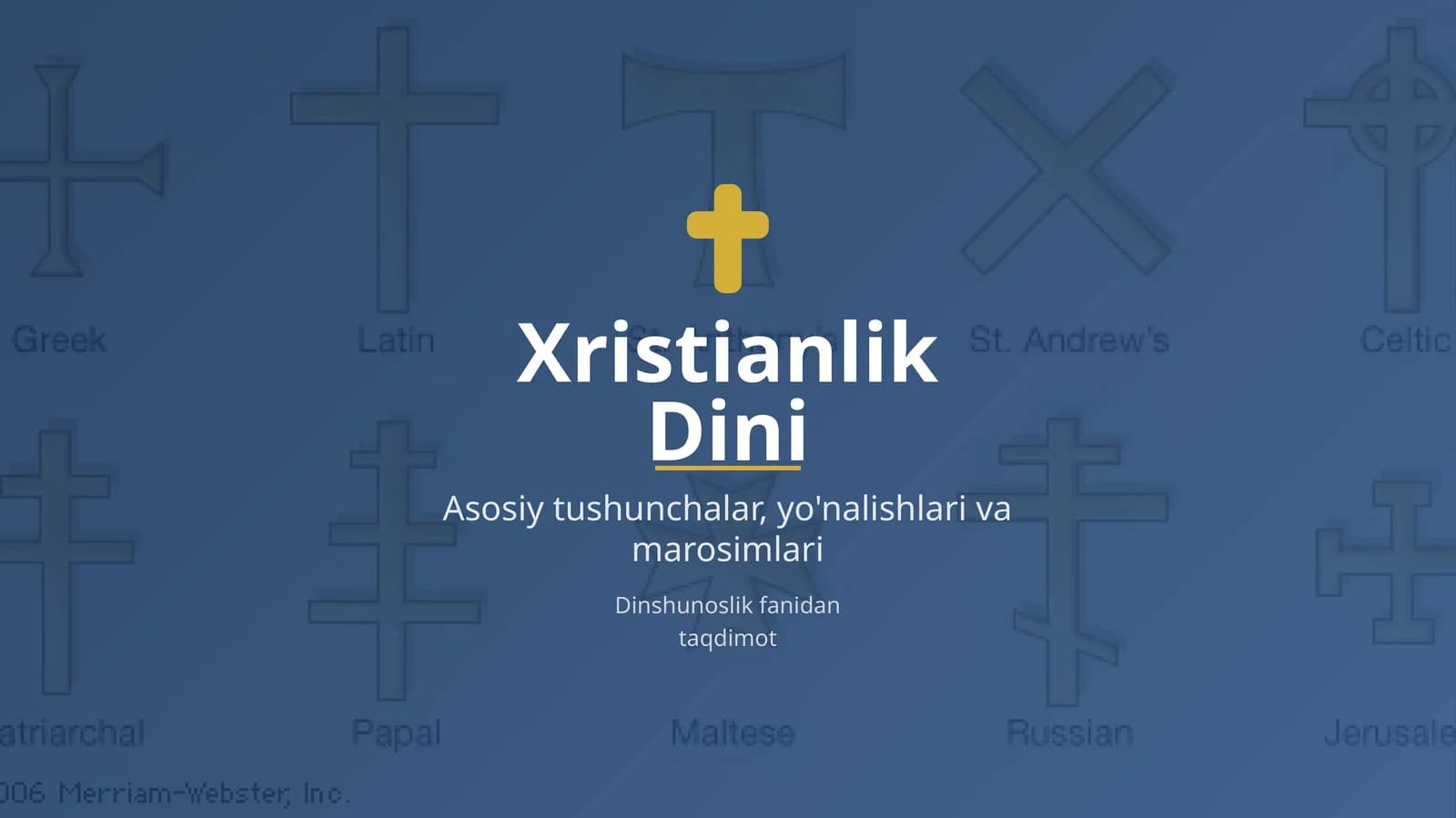 xristianlik dini