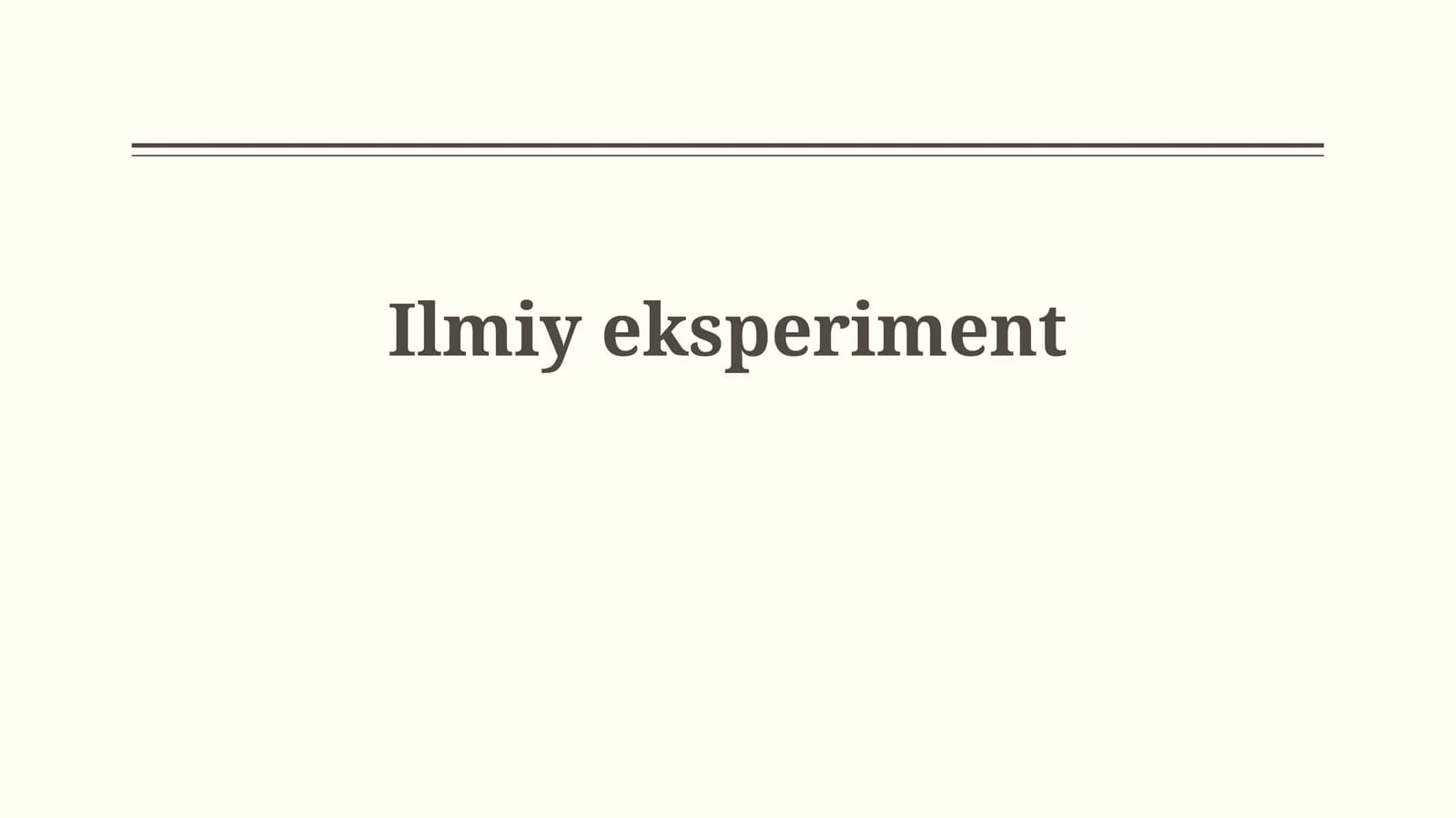 Ilmiyeksperiment
