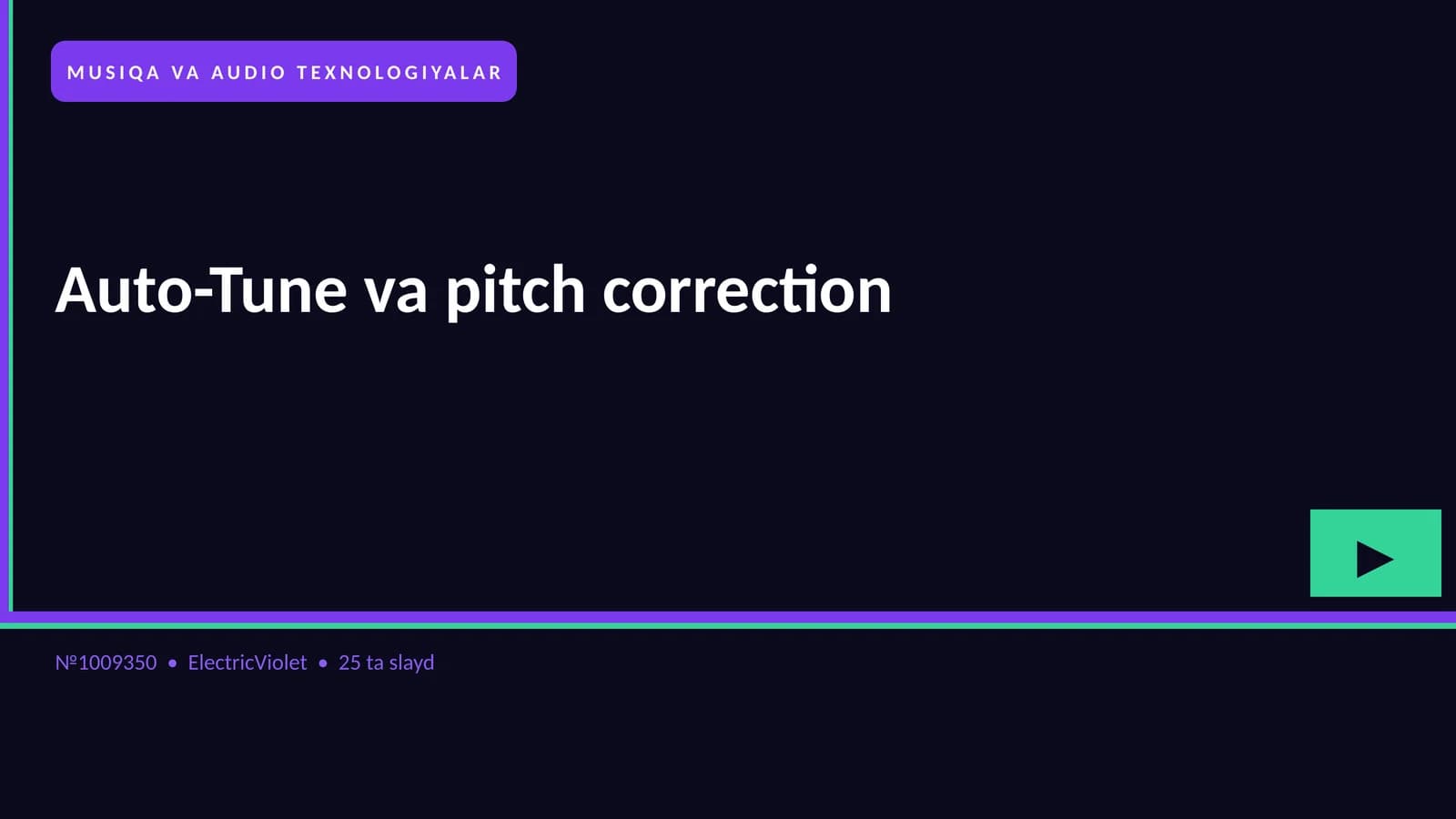 Auto-Tune va pitch correction