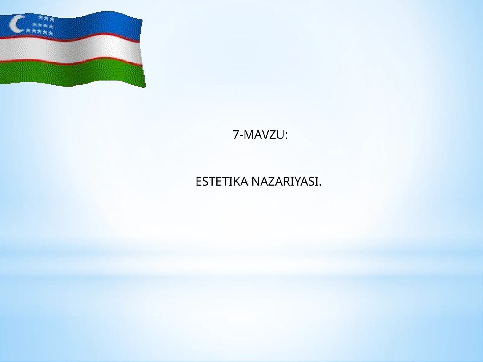 ESTETIKA NAZARIYASI