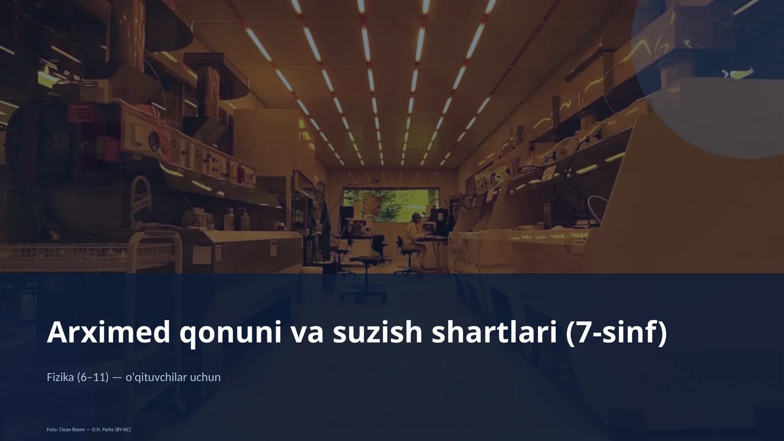 Arximed qonuni va suzish shartlari (7-sinf)