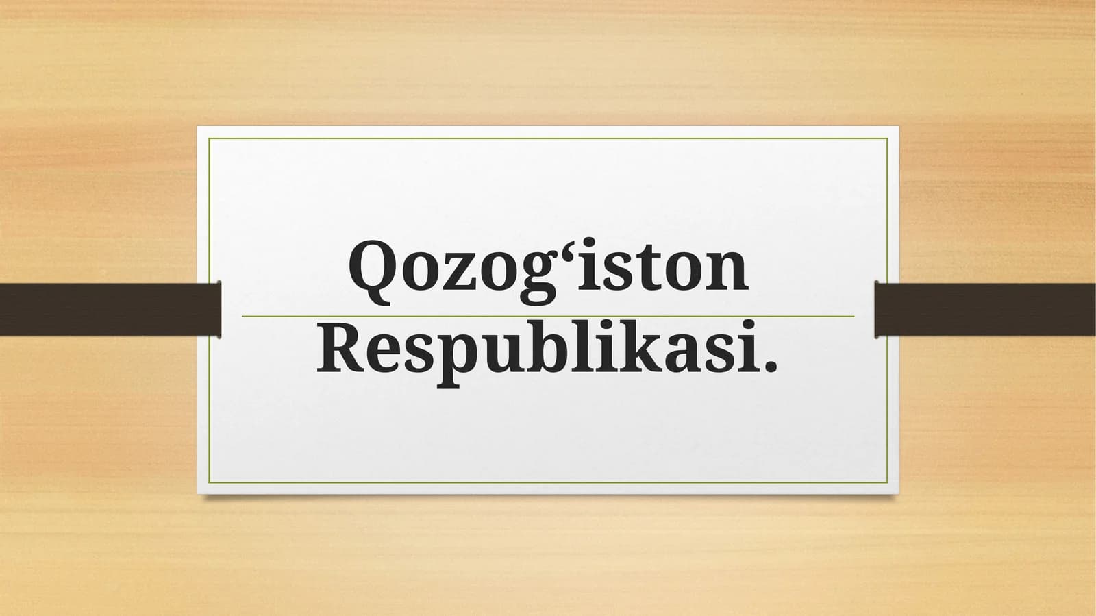 Qozogʻiston Respublikasi