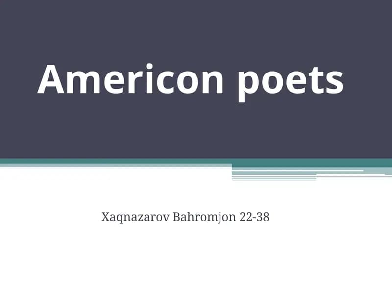 Poetry