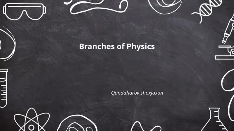 Classical Mechanics