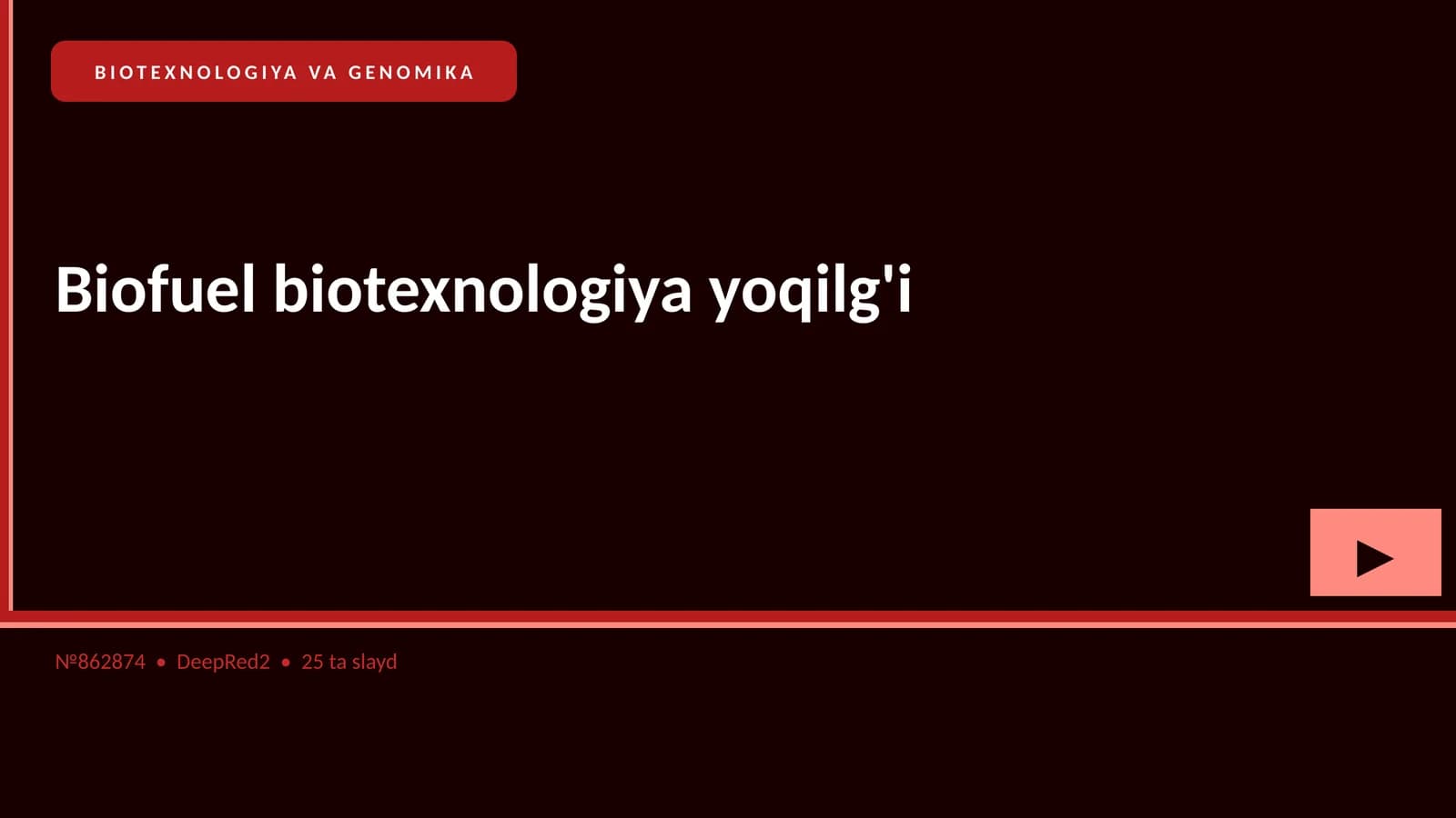 Biofuel biotexnologiya yoqilg'i
