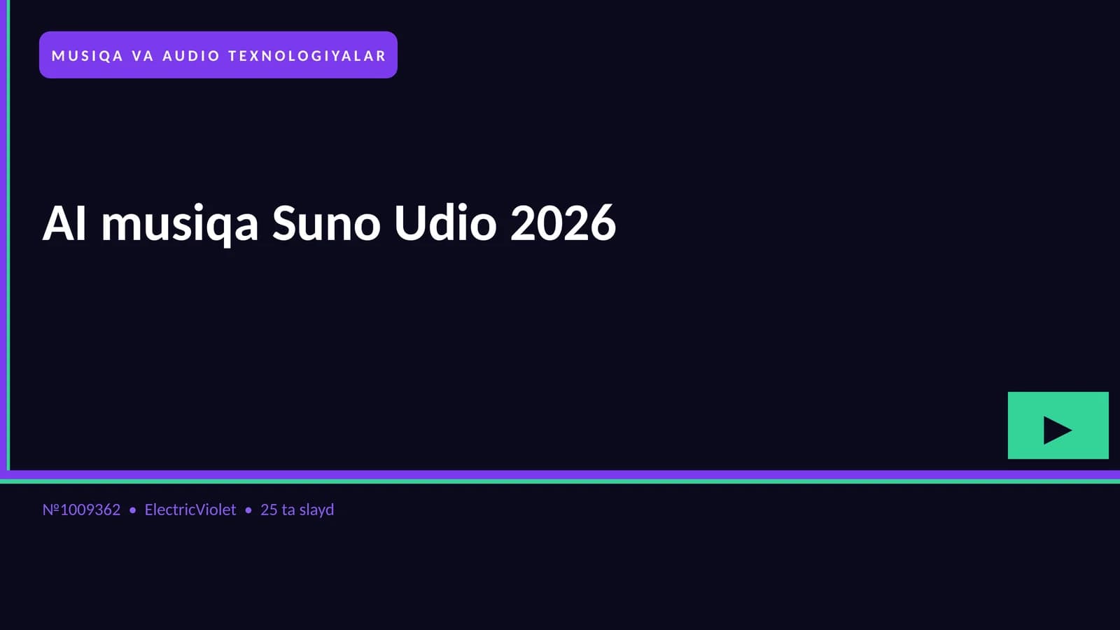 AI musiqa Suno Udio 2026
