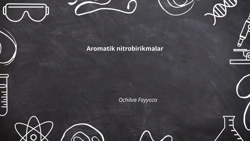 Aromatik nitrobirikmalar