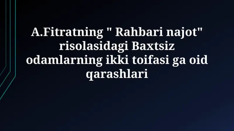 Rahbari najot risolasi
