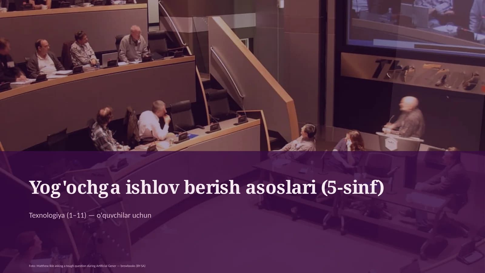 Yog'ochga ishlov berish asoslari (5-sinf)