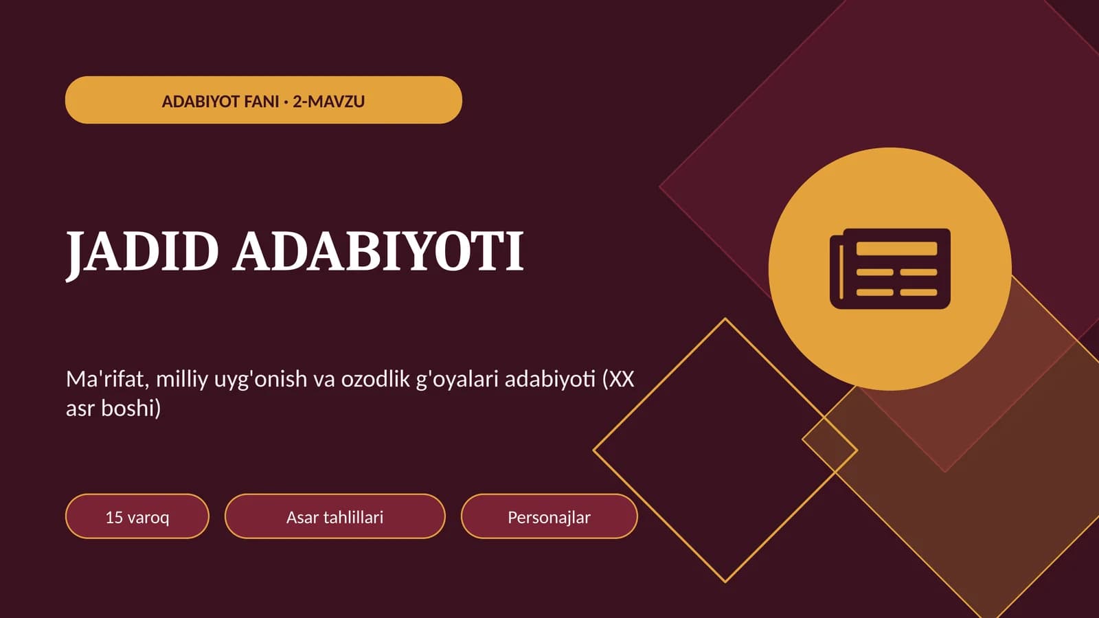 Jadid adabiyoti