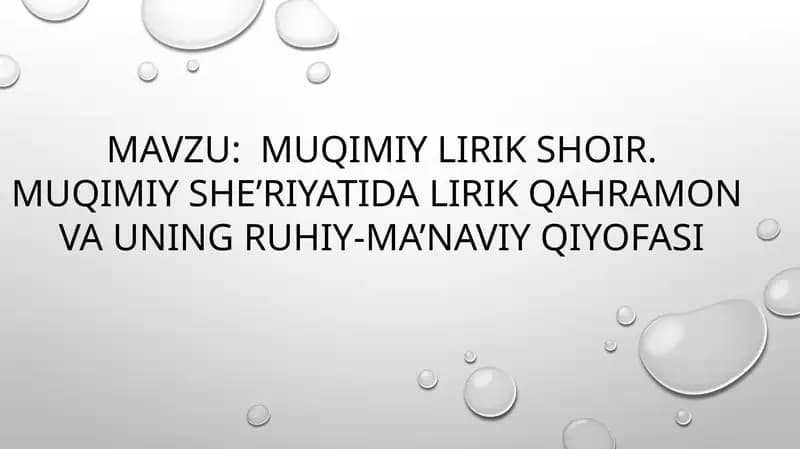 Muqimiy