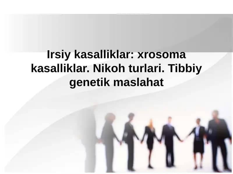 Irsiy kasalliklar