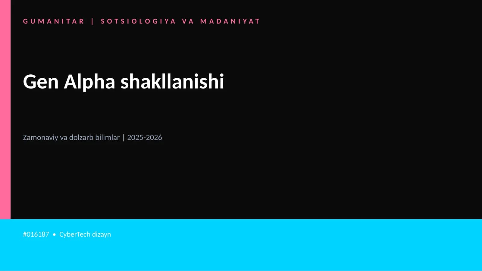 Gen Alpha shakllanishi